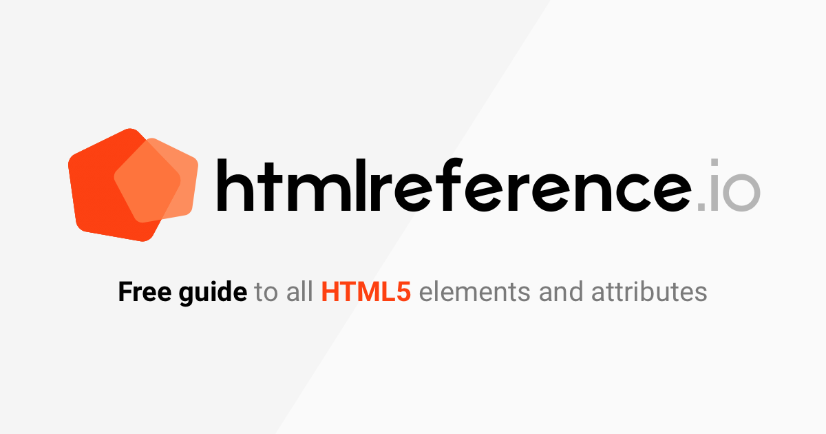 HTML Reference